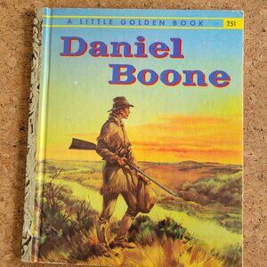 Vintage Little golden Book Daniel Boone 1956